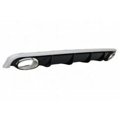 Diffuseur arriere ABS + embouts Audi A6 C7 Berline/Avant RS6 Design 10-14