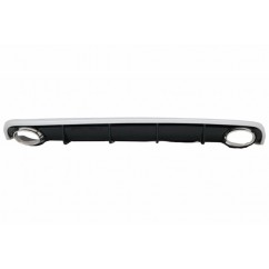 Diffuseur arriere ABS + embouts Audi A6 C7 Berline/Avant RS6 Design 10-14