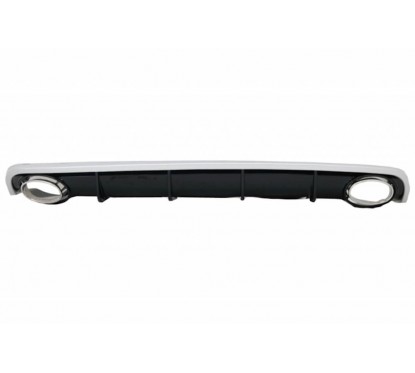 Diffuseur arriere ABS + embouts Audi A6 C7 Berline/Avant RS6 Design 10-14