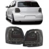 2x Feux arrieres Volkswagen Polo V 6R Noir fumé 09-14
