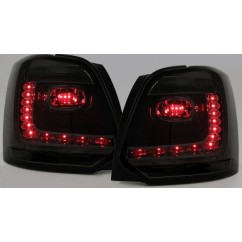 2x Feux arrieres Volkswagen Polo V 6R Noir fumé 09-14