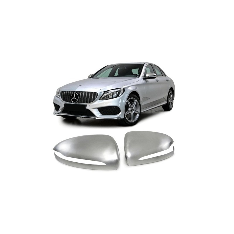 2x coques retroviseurs Mercedes Classe C W205 Alu Mat 14+ 2x coques retroviseurs Mercedes Classe C W205 Alu Mat 14+