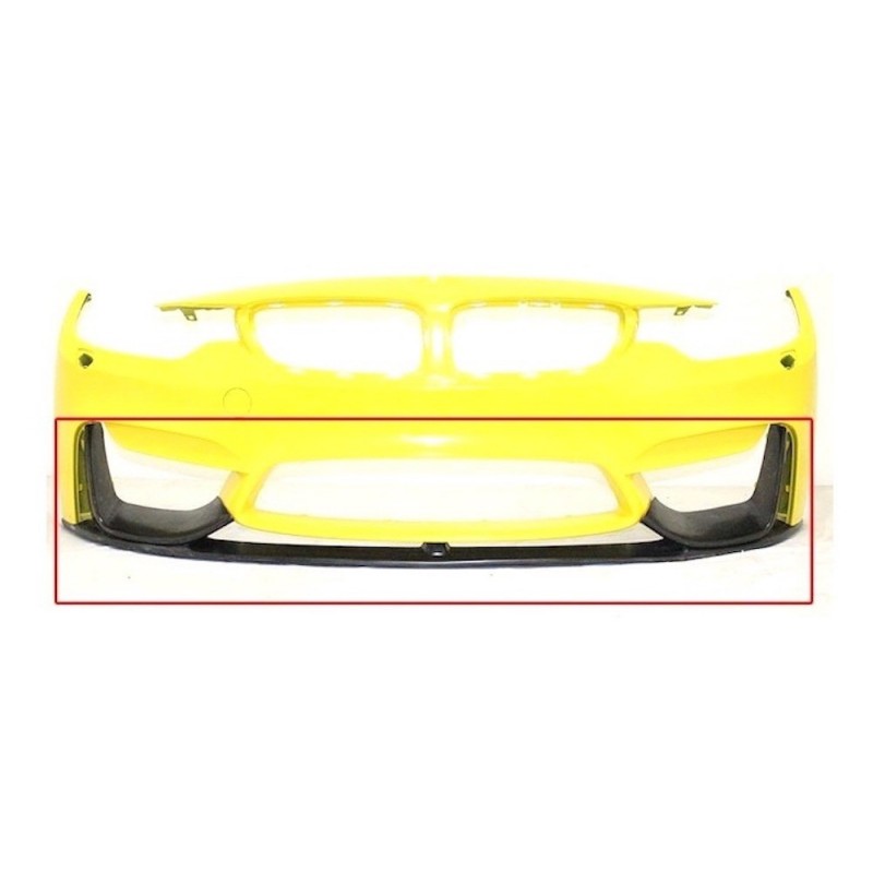 Rajout Pare Choc Noir Mat BMW M3 F80 M4 F82 (14-18) Rajout Pare Choc Noir Mat BMW M3 F80 M4 F82 (14-18)