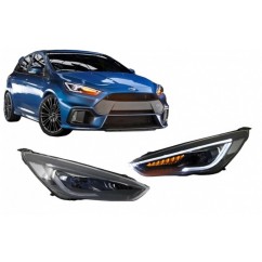 2x Phares avants look Bi-Xenon/clignotants dynamiques arrières Ford Focus MK3 Facelift 2015+