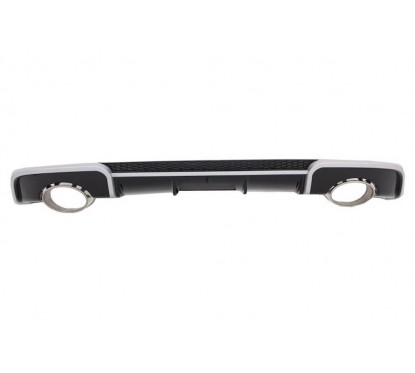 Diffuseur arrière + embouts d'échappements Audi A3 sportback / Coupé 8V sans pack sline (12-16) Look RS3