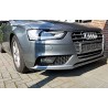 Enjoliveurs de feux antibrouillard adaptables à AUDI A4 B8 facelift (12-15) Noir RS4 Design