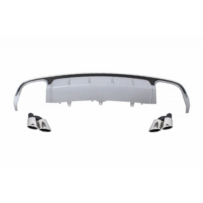 Diffuseur arrière avec embouts AUDI A6 4G Facelift (15-18) S6 Design
