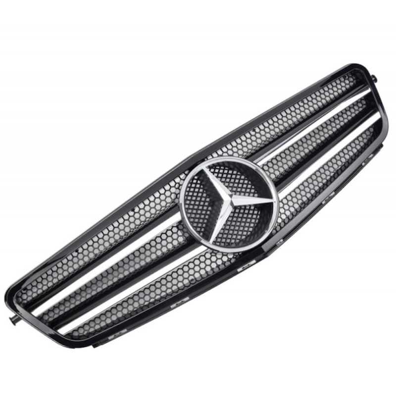 Calandre Mercedes Classe C Avantgarde Noir/chrome W204 (07-14)