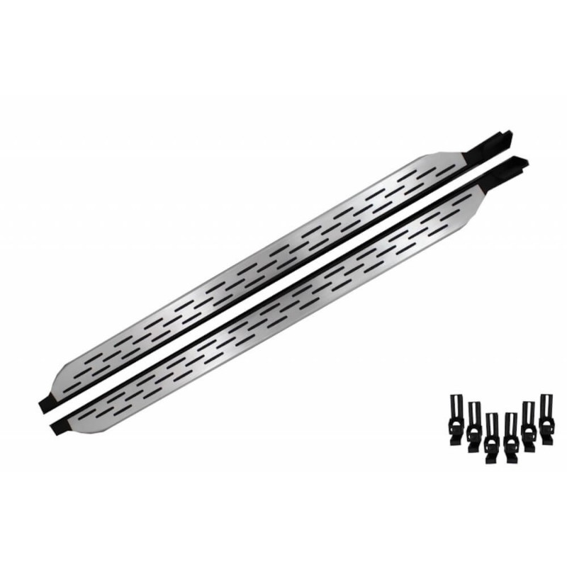 2x Marches pieds Chrome adaptables sur VW T-ROC SUV 5 portes (17+)