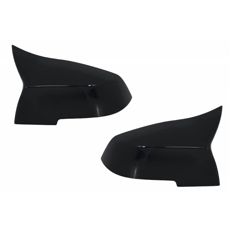 2x Coques de rétroviseurs Noir brillant BMW F20 F30 F31 F34 F35 F32 F33 F36