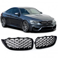 Calandre BMW Serie 4 F32 F33 F36 F82 F83 Exclusive 13+