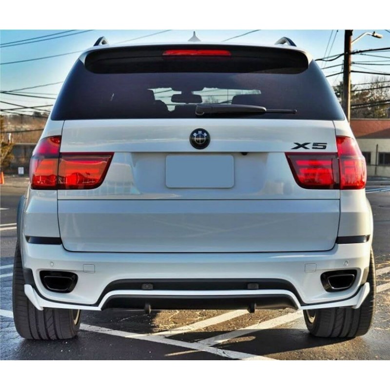Rajout de pare choc arriere Bmw Serie X5 LCI E70 10+