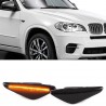 Clignotants Noirs fumés à LED BMW X5 E70 X6 E71 E72 X3 F25