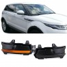 Clignotants Noirs fumés à LED Land Range Rover Discovery Evoque