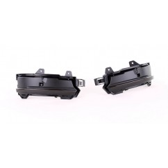 Clignotants Noirs fumés à LED Land Range Rover Discovery Evoque