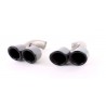 Embout d'échappement double noir GTS optic Porsche Cayenne 92A Facelift (14-17)