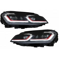2x Phares LED Golf VII 7 look Facelift GTI 12-17