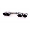 Embouts d'échappement Look GTS noir pour Porsche Cayenne PO536 9YA (+18)