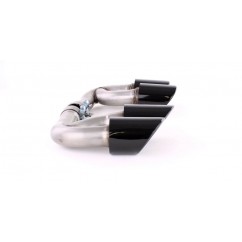 Embouts d'échappement Look GTS noir pour Porsche Cayenne PO536 9YA (+18)