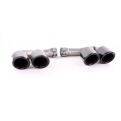 Embouts d'échappement Look GTS noir pour Porsche Cayenne PO536 9YA (+18)