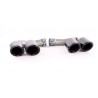 Embouts d'échappement Look GTS noir pour Porsche Cayenne PO536 9YA (+18)