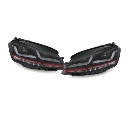 Phare complet à LED Osram LED driving GTI Edition VolksWagen Golf 7 avec halogène