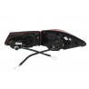 Feux arrières à LED adaptables sur LEXUS IS XE20 (06-12) Barre de signalisation Facelift New XE30 Rouge Clair