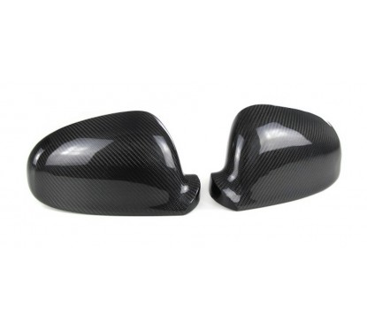 2x Coques retroviseur Volkswagen Golf 5 V Carbone 03-08