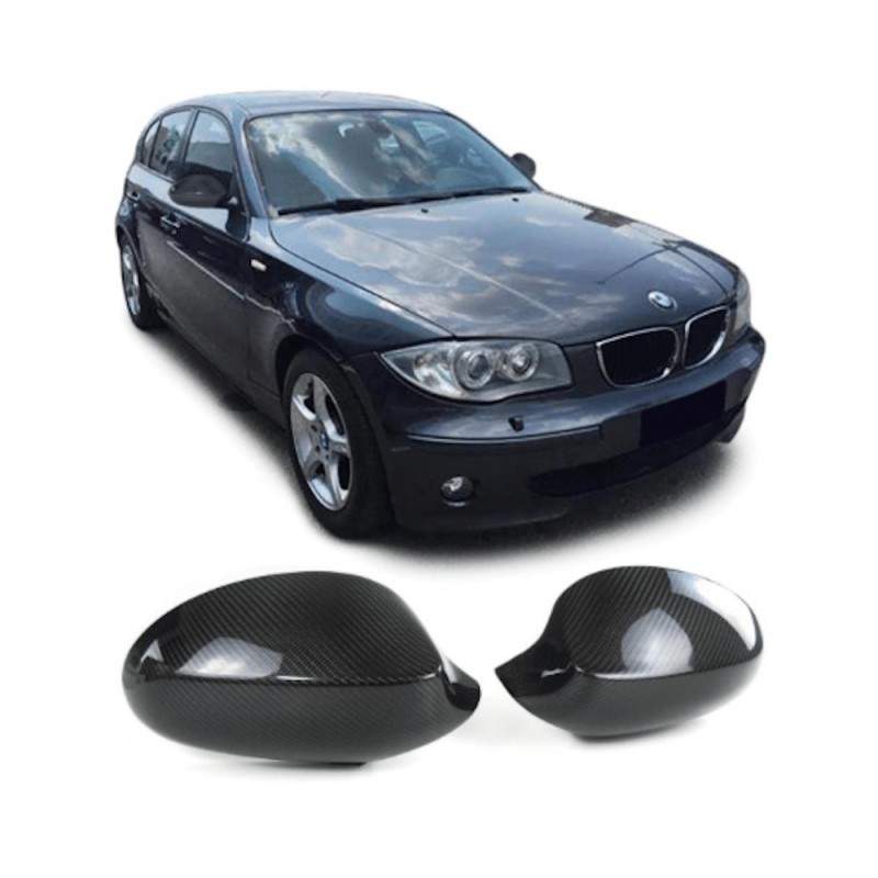 2x Coques rétroviseurs Carbone BMW série 1 E81 E82 E87 E88 (04-09) 2x Coques rétroviseurs Carbone BMW série 1 E81 E82 E87 E88 (04-09)
