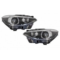 Phares Noir LED BMW Série 1 F20 F21 (11-14)