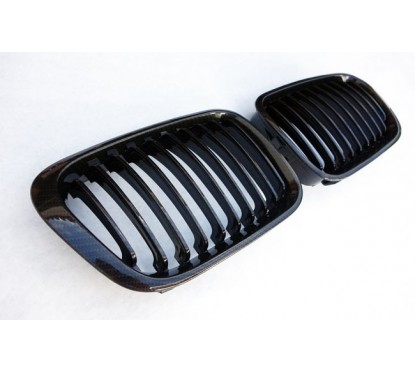 Grilles de Calandre BMW E46 - Carbone