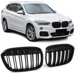 Calandre noire mat BMW X1 F48 (+14)