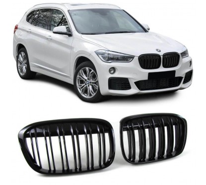 Calandre noire laquée BMW X1 F48 (14-18)