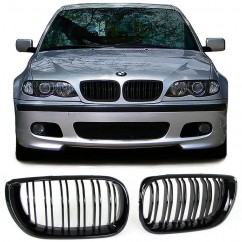 Calandre noire laquée BMW série 3 E46 berline (01-05)