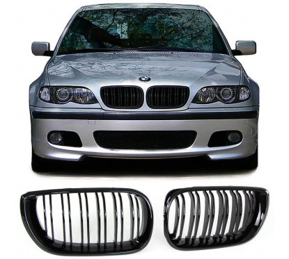 Calandre noire laquée BMW série 3 E46 berline (01-05)