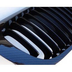 Grilles de Calandre BMW E46 - Carbone