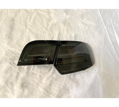 2x Feux arrières Rouge fumés LED Audi A3 8P Sportback look Facelift (04-08)