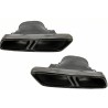 Embouts d'echappement Noir Mercedes Classe E W213 16+
