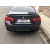 Diffuseur arriere noir brillant BMW serie 3 F30 F31 look M Performance 11+