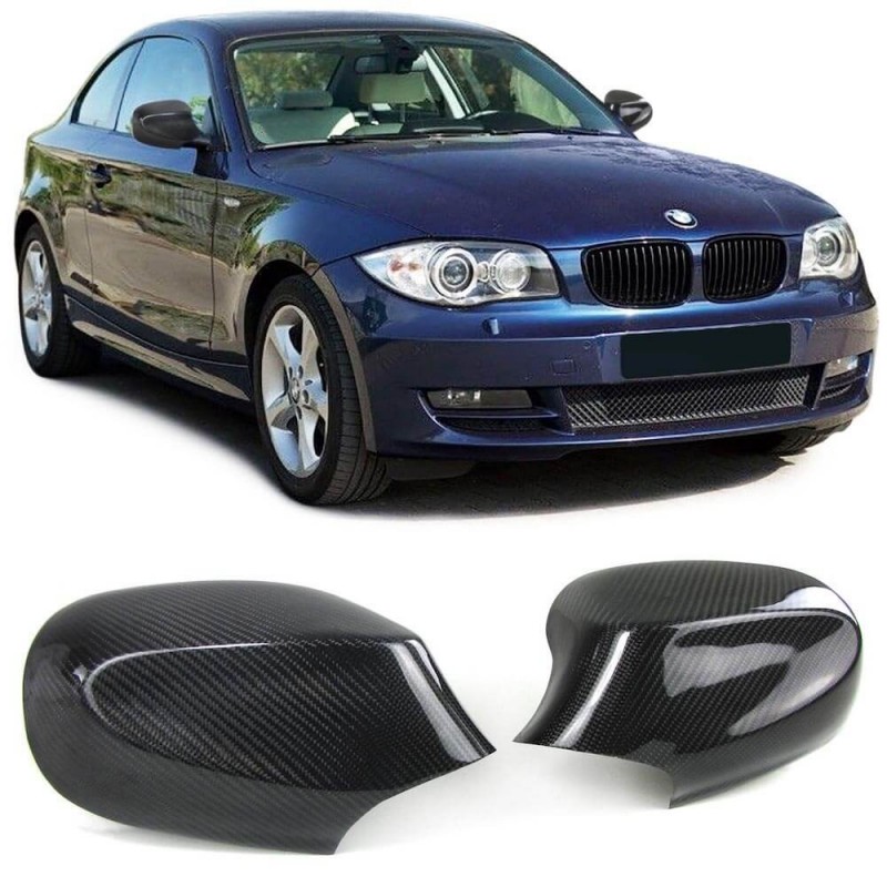 2x Coques rétroviseurs Carbone BMW série 1 E81 E82 E87 E88 (09-13) 2x Coques rétroviseurs Carbone BMW série 1 E81 E82 E87 E88 (09-13)