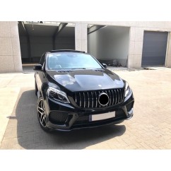 Calandre Mercedes GLE coupe C292 Noir Chrome
