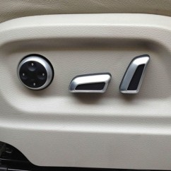 Boutons sièges Audi finition Alu