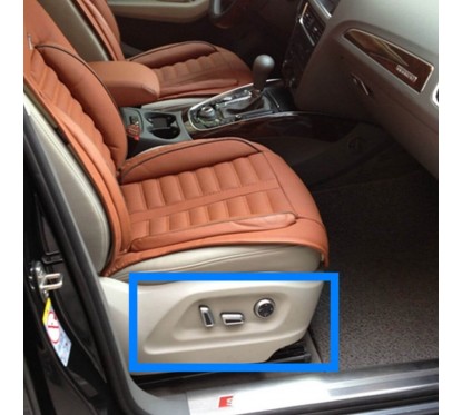 Boutons sièges adaptables sur Audi et Vw finition Alu