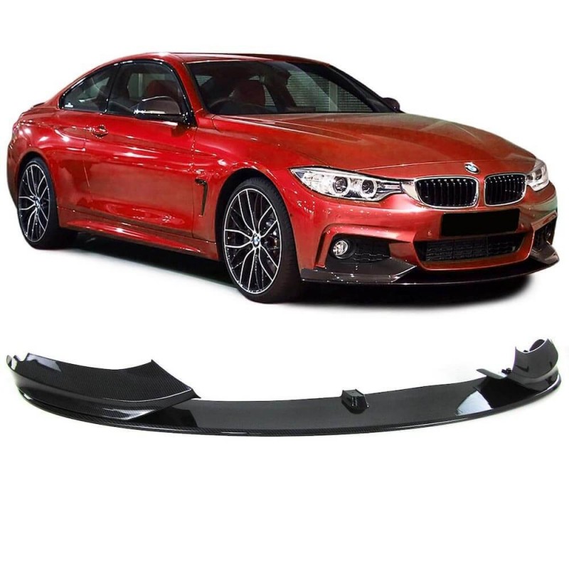 Rajout pare choc avant Carbone BMW série 4 F32 F33 F36 avec pack M (13-19)