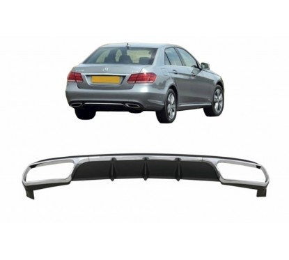Diffuseur arriere Look E63 AMG pour Mercedes Classe E W212 Facelift sans pack AMG 13-16