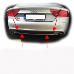 Diffuseur arriere Audi A7 Look S-Line 10-14 (1+1)