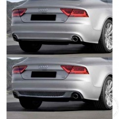Diffuseur arriere Audi A7 Look S-Line 10-14 (1+1)