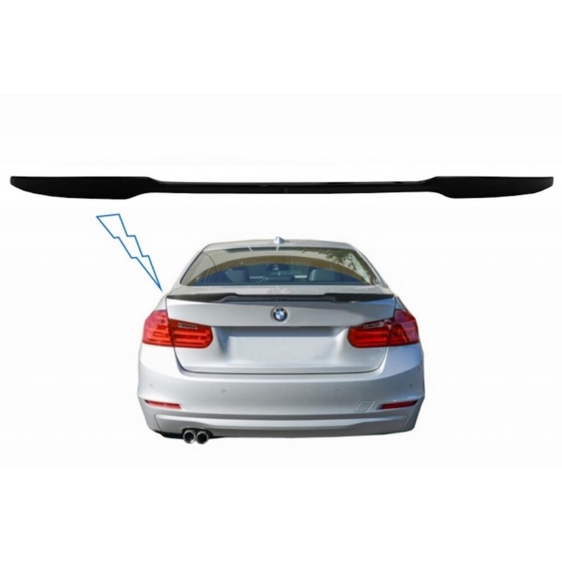Becquet noir brillant BMW Serie 3 F30 M3 CSL Look 12-19