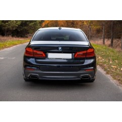 2X Embouts d'échappement noirs BMW Série 5 G30 G31 17+ F10 F11 10-14 F10 F11 LCI 15-17 Série 6 G32 17+ M-Tech Sport Design