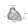 2X Embouts d'échappement chromés BMW Série 5 G30 G31 17+ F10 F11 10-14 F10 F11 LCI 15-17 Série 6 G32 17+ M-Tech Sport Design